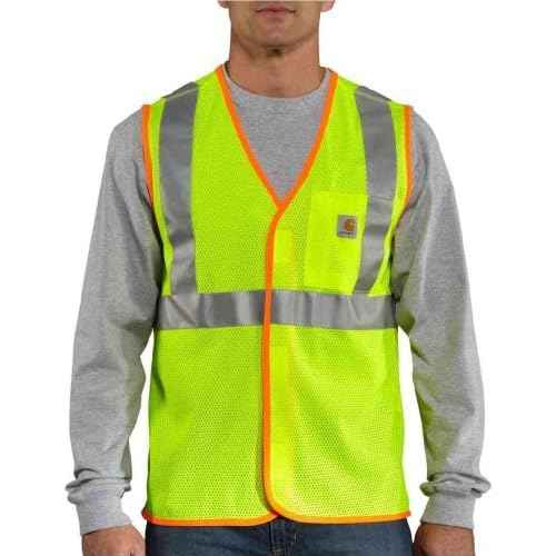 Carhartt Men's High-Visibility Mesh Class 2 Vest