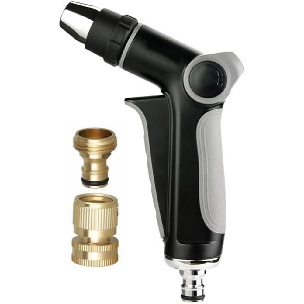 Turn Any Hose into a High Pressure Water Cleaning Jet, 2026 New Power Jet Water with High Pressure Hose Nozzle, Multi Function Lawn & Garden Watering Sprayer for Cleaning Garden Yard Pets Car (C)