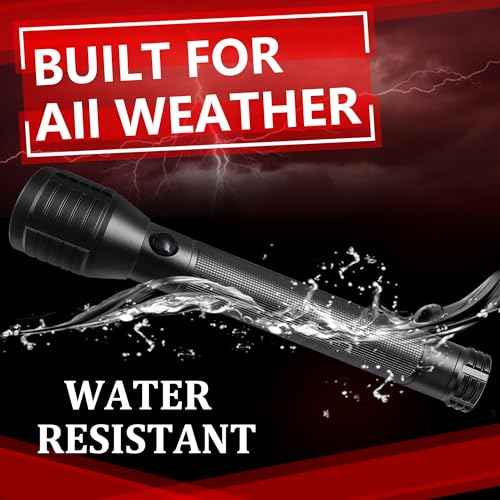 Heavy-Duty LED D Battery Flashlight (3-D)