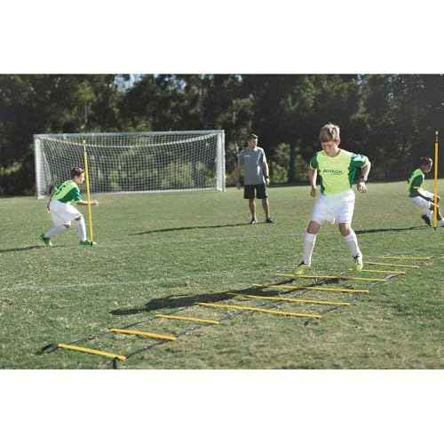 SKLZ Speed and Agility Ladder - Training Equipment for Athletes - Improve Coordination, Footwork, and Quickness - Ideal for Soccer, Football, and Fitness Workouts