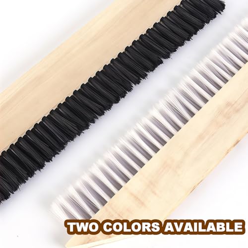 30cm Large Paint Brush Polypropylene Cloth Waterproof Construction Professional Brushes Hand Broom for Floor Wall Worktop (Black)