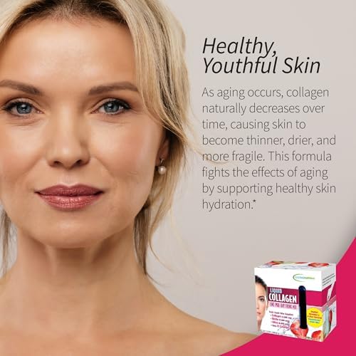 Applied Nutrition Liquid Collagen Strawberry & Kiwi, 10mL (30 Count) (2 Pack)