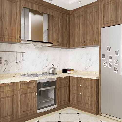 CRE8TIVE Brown Wood Grain Contact Paper Peel and Stick Wood Wallpaper Removable Waterproof Thick Distressed Wood Look Wallpaper Self Adhesive Wood Vinyl Wrap for Bedroom Kitchen Cabinets Desk 12"x80"