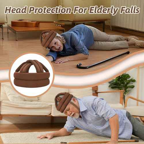 Thick Soft Protective Helmet for Elderly Youth Adults,Head Protector for Adults Seniors from Falls Injuries,Elder Safety Breathable Products Hat Cap Protect Head,for Home Gardening Walking