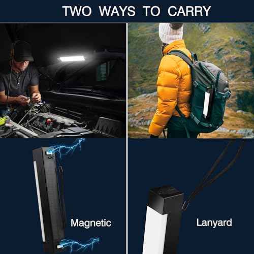Phonar Solar Rechargeable Hiking Lantern, Camping Lantern for Power Outages,Up to 1500LM Camping Flashlight,Long Hours Life,4 Modes,Fit for Camping,Hiking,Fishing,Hurricane