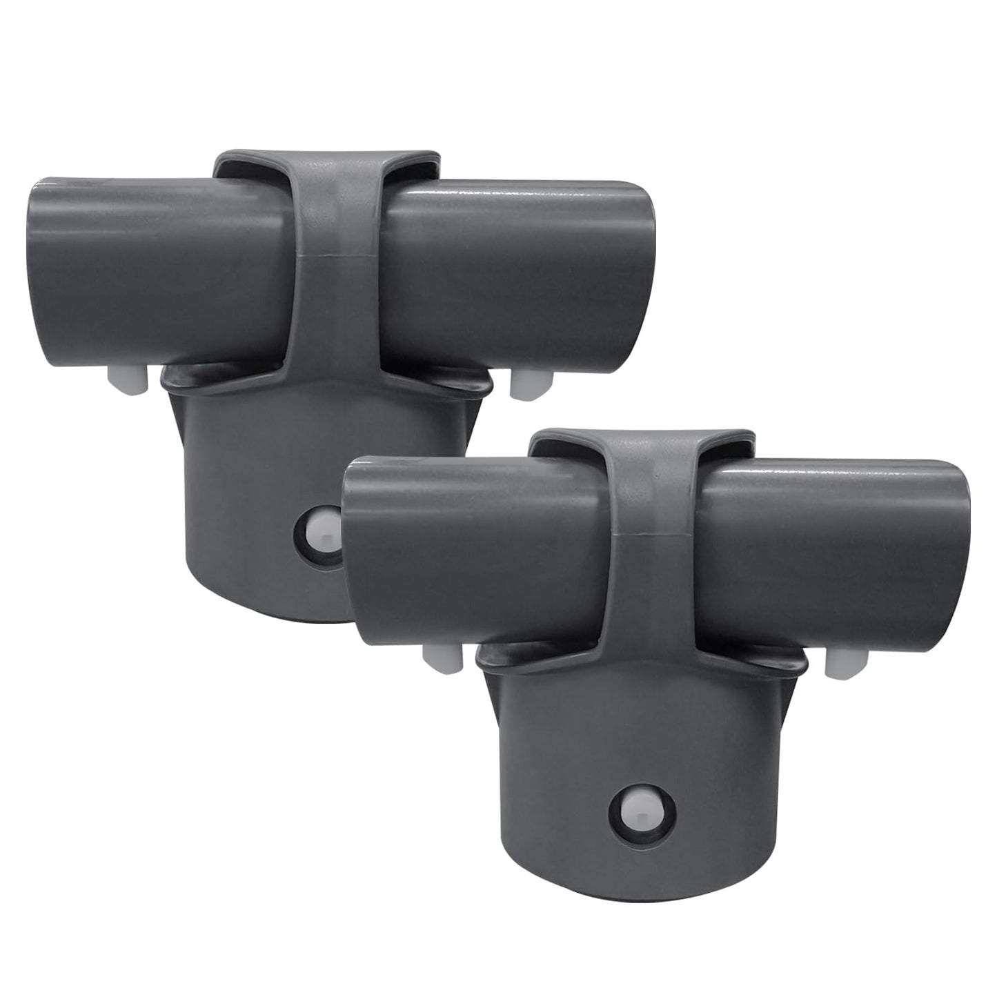 Luojiedejinbiao 12427A T-Joint Fits for 15ft 16ft 18ft 20ft 24ft 12427 Leg & Beam Pool T Joint Replacement Part for Intex Above Round Ultra Frame Pool - 2PCS