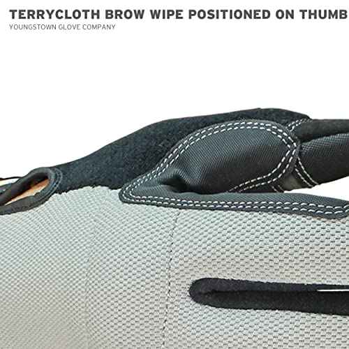 Youngstown Glove Cut Resistant General Utility Synthetic Work Gloves For Men - Kevlar Lined - Gray, X-Large