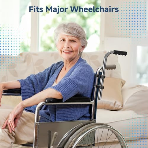 Wheelchair Handle Extenders - Stroller Handle Extender Extension, Universal Wheelchair Push Bar, Stroller Extension Handles, 2 Pack