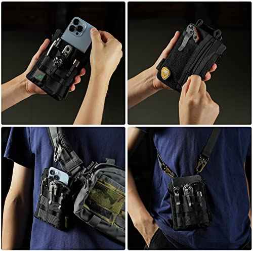VIPERADE VE16 EDC Pouch, EDC Organizer for Men - Pocket Organizer Multitool Pouch Wallet for EDC Gears