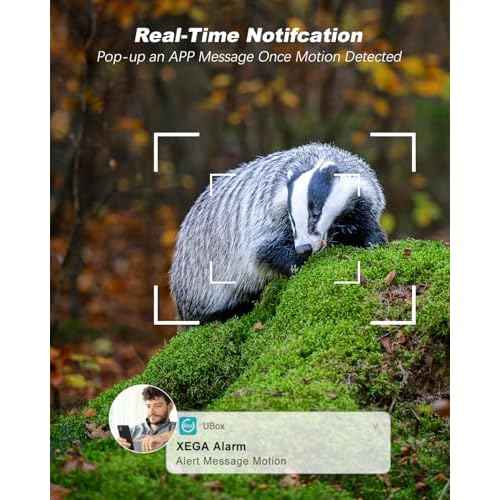 Xega 4G Cellular Solar Powered Wildlife Camera with SIM Card, 2K Trail Camera Outdoor, No WiFi Game Cam with Remote Access Night Vision Live Streaming Motion Detection, Only Support The Built-in SIM
