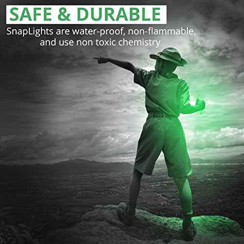 Cyalume Glow Sticks Military Grade Lightstick - Premium Green 6¡± SnapLight Emergency Chemical Light Stick with 12 Hour Duration , 10 Pack