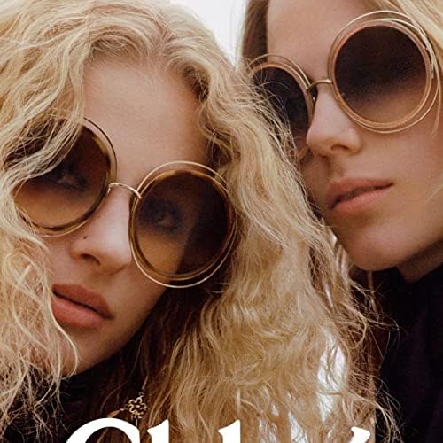 Dollger Metal Double Circle Wire Frame Oversized Round Sunglasses for Women