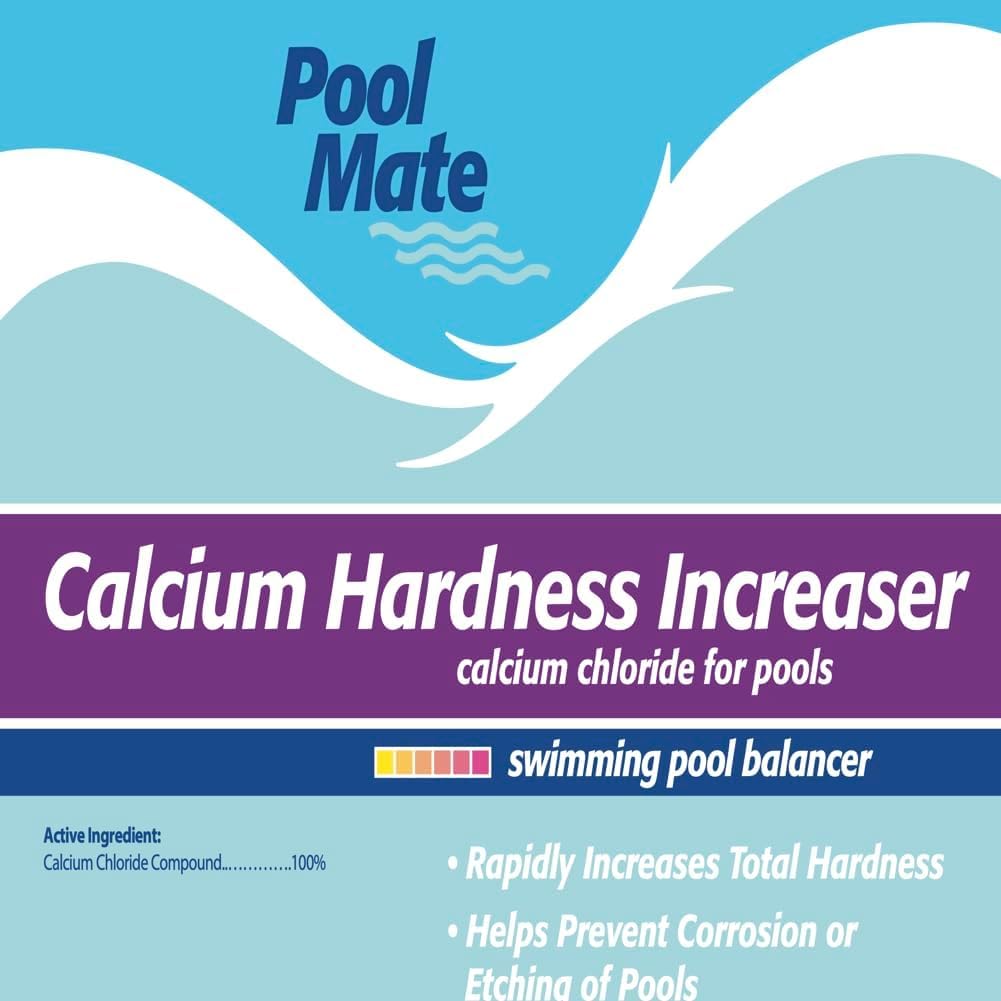 Pool Mate 16-Pounds Premium Calcium Hardness Increaser for Pools, 100% Calcium Chloride