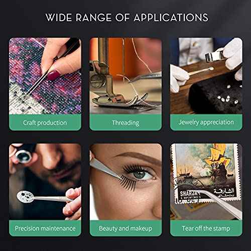 4 Pieces Precision Soldering Tweezer ESD Industrial Electronic Tweezers Tool Set Include Fine Point Tip Straight Tweezer and Locking Curved Tip Precision Tweezer for Jewelry Makeing Craft