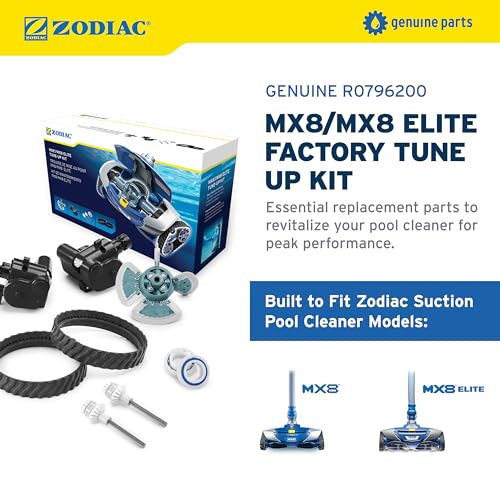 Zodiac Genuine Parts MX8 / MX8 Elite Factory Tune Up Kit R0796200, All-Inclusive Suction Cleaner Performance Tune-Up Kit MX8 and MX8 Elite
