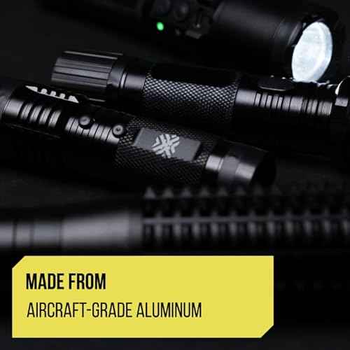 2-in-1 Stun Gun Flashlight | Rechargeable Stun Gun for self Defense Men Women | Shockwave Mini Tactical Stungun | Palm-Sized | 150-Lumen, 9,000 Volts to Deter Attackers
