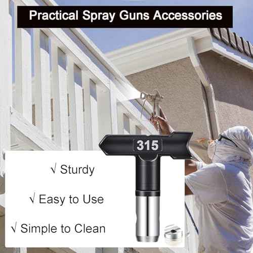 High Pressure 315 Airless Spray Nozzle,Spray Tips for Airless Spray Guns and Airless Paint Sprayers£¨1 Set£©