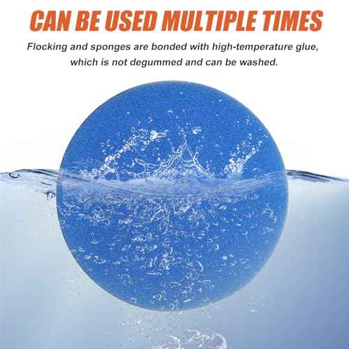 Buffing Sponge Pads, 3 Inch Polishing Pads, 14PCS Detail Polishing Kit, Car Polishing Foam Wool Pads Wax Buffer Polisher Attachment with M14 Thread Backing Pad Adapters for Waxing