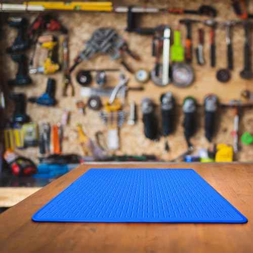 Breling 30"x20" Large Silicone Glue Mat, Thick 3.2mm, Heat Resistant Mat for Crafts, Projects, Tabletop - Easy to Clean Silicone Mats, Non-slip Surface - Rolls up for Convenient Storage