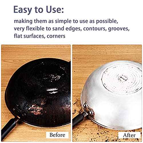 Sanding Sponge, 8 Pieces 320 Grit Sanding Blocks, Reusable and Washable Sand Sponge Kit for Plastic, Wood, Metal, Furniture