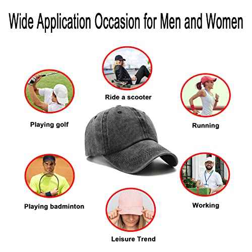NPJY Baseball Cap Golf Dad Hat Adjustable Original Classic Low Profile Cotton Hat Unconstructed Plain Cap Men Women