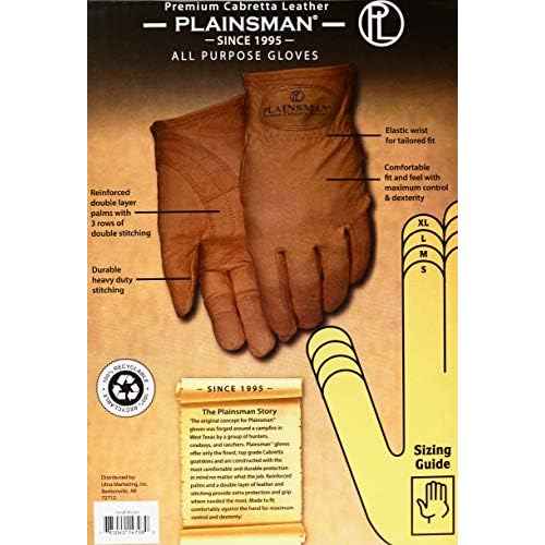 Plainsman Premium Cabretta Leather Gloves (2 Pair) - Small