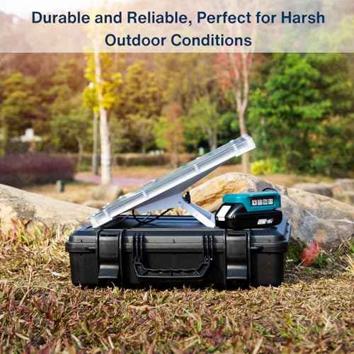 Battery Powered Charger for Starlink Mini Compatible with Makita Batteries, 60W 20V/3A Output, Waterproof DC Barrel Jack, Lightweight and Portable for Outdoor and Emergency Use
