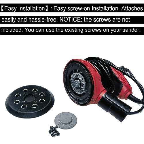 2 Pack 5 Inch 8 Hole Hook-and-Loop Replacemet Sanding Pad for SKIL SR211601 SR6604B SR660302 Random Orbital 5¡± Sander Pad