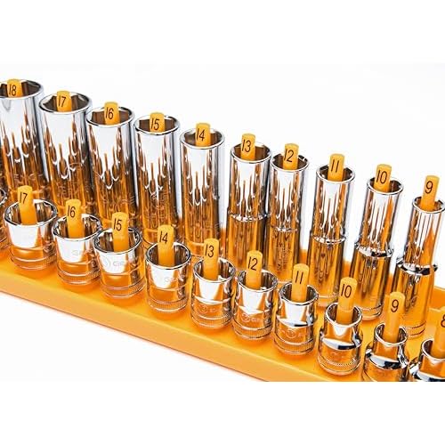 GEARWRENCH 3 Pc. 1/4", 3/8" & 1/2" Drive Metric Socket Storage Tray Set - 83119