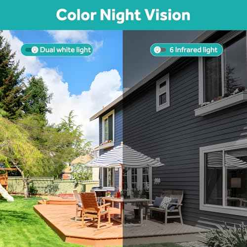 4MP Solar Security Camera Outdoor, 5G&2.4GHz Wireless Rechargeable Battery Cam with Spotlight/Siren, AI Human Detection, Color Night Vision, 2-Way Audio, IP65 Waterproof, Alexa,No Power Needed