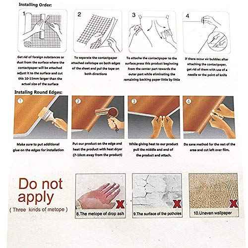 3D Wood Grain Self Adhesive Peel and Stick Waterproof Wall Border Easy to Apply Home Decor Bathroom Kitchen 4 Inch by 16.5 Feet (Dark Brown)
