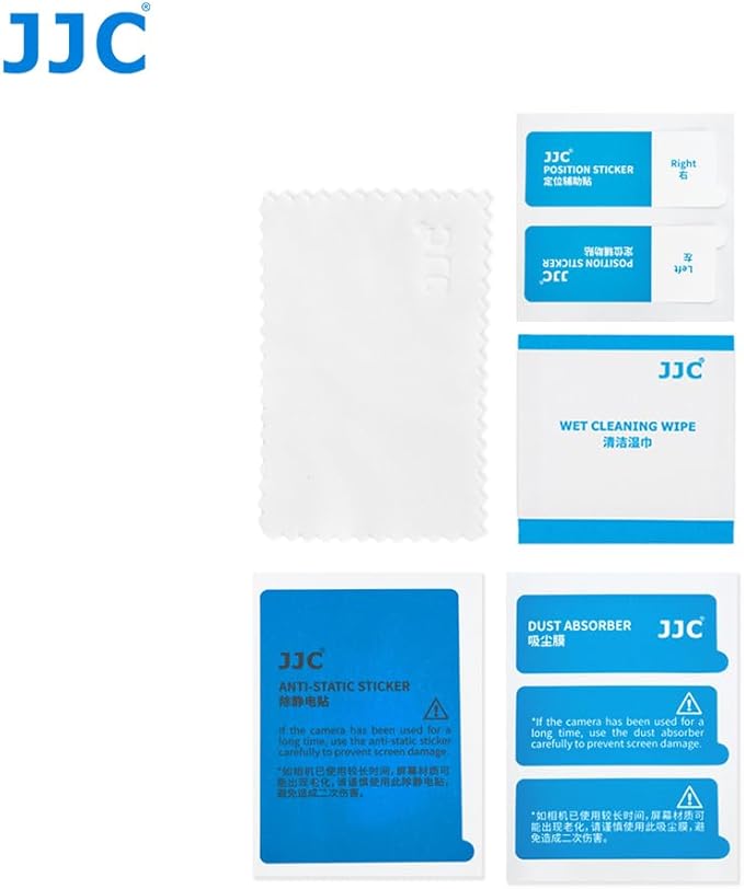 JJC (2 Pack) PowerShot SX740 HS SX730 HS Screen Protector, 9H Ultra Clear Tempered Glass Protector LCD Display Film for Can. SX 740 HS SX730 HS, Anti-Fingerprint Anti-Scratch Water-resistant