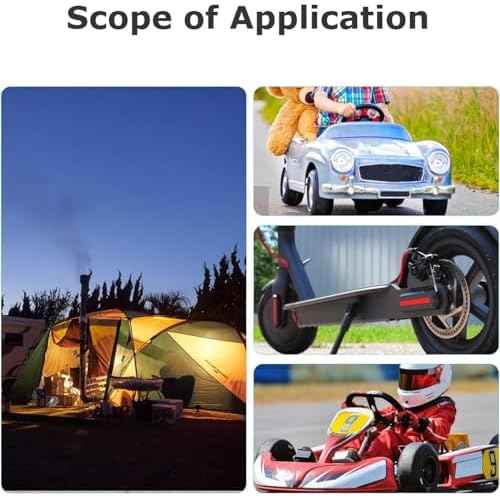 Power Wheels Adapter for Milwaukee, 18V Battery Adapter Power Wheels Battery Conversion Kit with Fuse Holder and 3PCS 30Amp Fuses UIInosoo for DIY, RC Toys and Robotics, Red