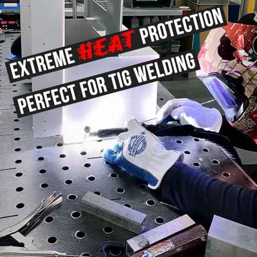 Blue Demon Gamechanger Shorties welding gloves, kagan extreme heat protection, excellent dexterity, premium leather