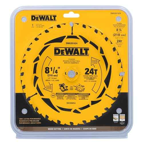 DEWALT 8-1/4 in. 24T Circular Saw Blade (DWA281424)