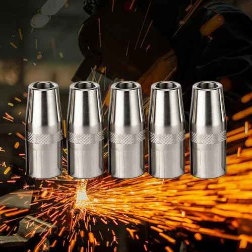 5-PK MIG Gun Nozzle KP2742-1-50F 1/2 fits Lincoln Magnum PRO 250L 300L 250A / 350A guns part