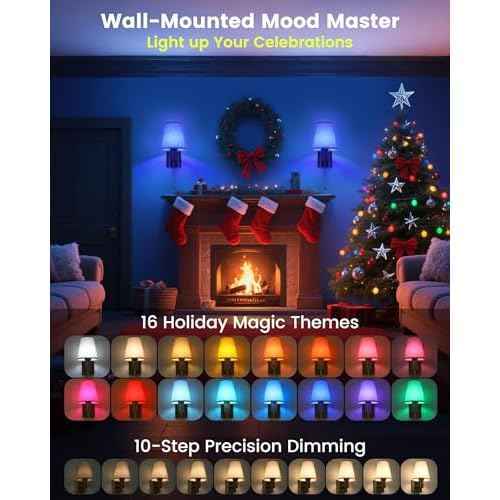 Rechargeable Battery Operated Wall Sconces Set of 2, Wireless LED Wall Lights with Remote & On/Off Pull Chain, Wall Mounted Lamp Lighting Fixture Decor for Bedroom Living Room, Matte Black