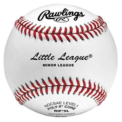 Rawlings | RIF Little League Training Baseballs | 12 Count | Level 5 (Ages 7-10) & Level 10 (Ages 10+) Options