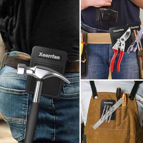 Magnetic Tool Holder, Super Strong Magnetic Belt Clip Heavy Duty, Magmaster Tool Holster Belt for Screws/Nails/Screwdrivers/Drills/Hammers/Sockets/Pliers (3)