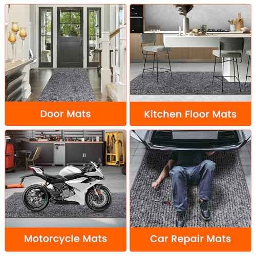 9mm Thickened Under Washing Machine Mat 63" L x 36" W Shock Absorbing Noise Reducing Non-Slip TPE Backing Floor Mat Freely Cut for Refrigerator Washer Dryer Portable Air Conditioner Floor Protection