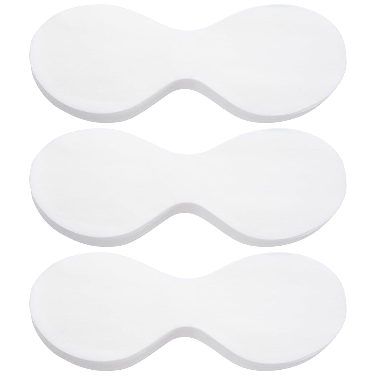 300 Sheets Disposable Eye Mask Paper, Non Woven Eye Care Patches Paper Eye Covers, Cotton Spa Eye Pads for Facials, DIY Clear Eye Mask Paper Beauty Sheets for Makeupâ¦