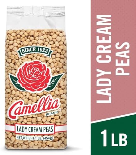 Camellia Brand Dried Lady Cream Peas – Premium Creamy Southern Peas for Traditional Southern Dishes, Succotash, Soups, Stews, Salads, and Vegetarian Meals – Non-GMO, Gluten-Free, High Protein, 1 Pound (Pack of 2)