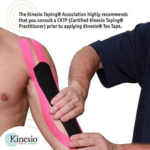 Kinesio Taping - Elastic Therapeutic Athletic Tape Tex Gold FP - Beige ? 2 in. x 16.4 ft - 6 Pack