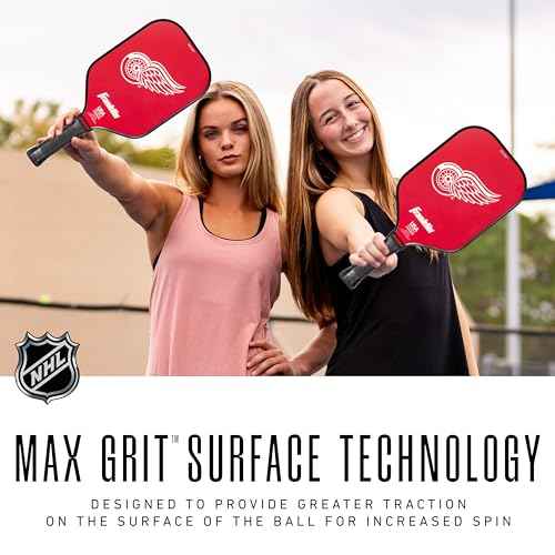 Franklin Sports NHL Team Pickleball Paddles - Official NHL Hockey Team Logo Pickleball Paddles - Signature Series 13MM Pickleball Paddle with MaxGrit - USA Pickleball (USAPA) Approved