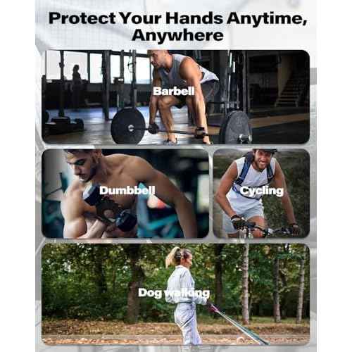 VINSGUIR Workout Gloves for Men and Women, Weight Lifting Gloves with Excellent Grip, Lightweight Gym Gloves for Weightlifting, Cycling, Exercise, Crosstraining, Pull ups, Fitness, Climbing and Rowing