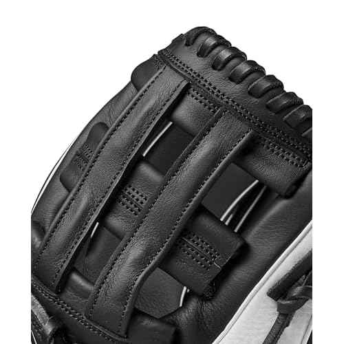 Wilson 2024 A700 12" Infield Fastpitch Glove - Black/White, Right Hand Throw