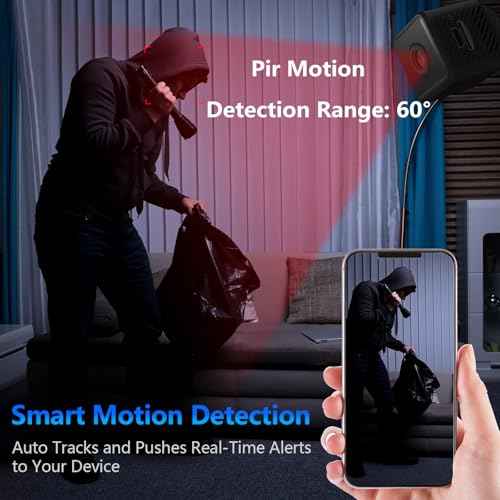 Mini Security Camera, 1080P HD Home Wireless Small Camera, Indoor WiFi Nanny Cam with Motion Detection and Night Vision, 150¡Æ Wide View, App Alerts, Cloud & SD Storage, Camer for Kids, Elders, Pet
