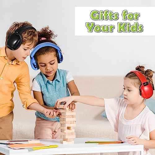 Xuhal 4 Pcs Kids Ear Protection Nrr 28db Safety Earmuffs Hearing Protection Headphones for Noise Reduction Soundproof