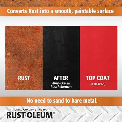 Rust-Oleum 215215 Stops Rust Rust Reformer Spray, 10.25 oz, Black