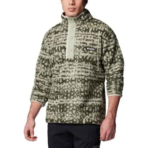 Columbia mens Helvetia II Printed Half Snap Fleece